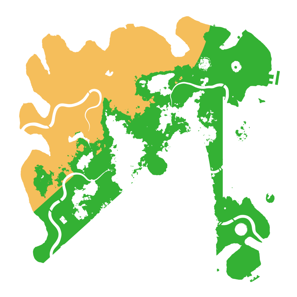 Biome Rust Map: Procedural Map, Size: 4300, Seed: 271