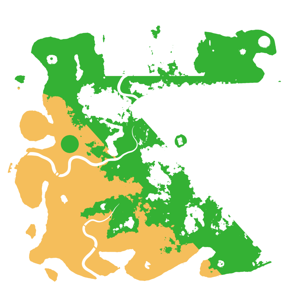 Biome Rust Map: Procedural Map, Size: 4500, Seed: 865548820