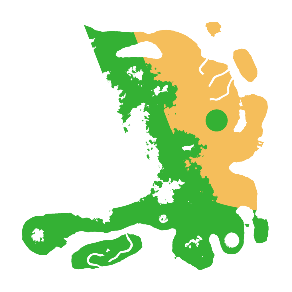 Biome Rust Map: Procedural Map, Size: 3500, Seed: 1807567690