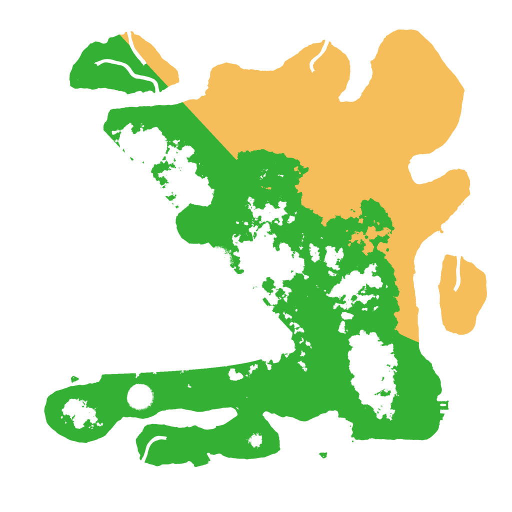 Biome Rust Map: Procedural Map, Size: 3500, Seed: 1230204229