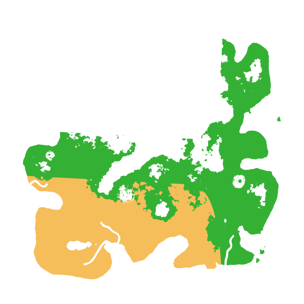 Biome Rust Map: Procedural Map, Size: 3500, Seed: 1775936313