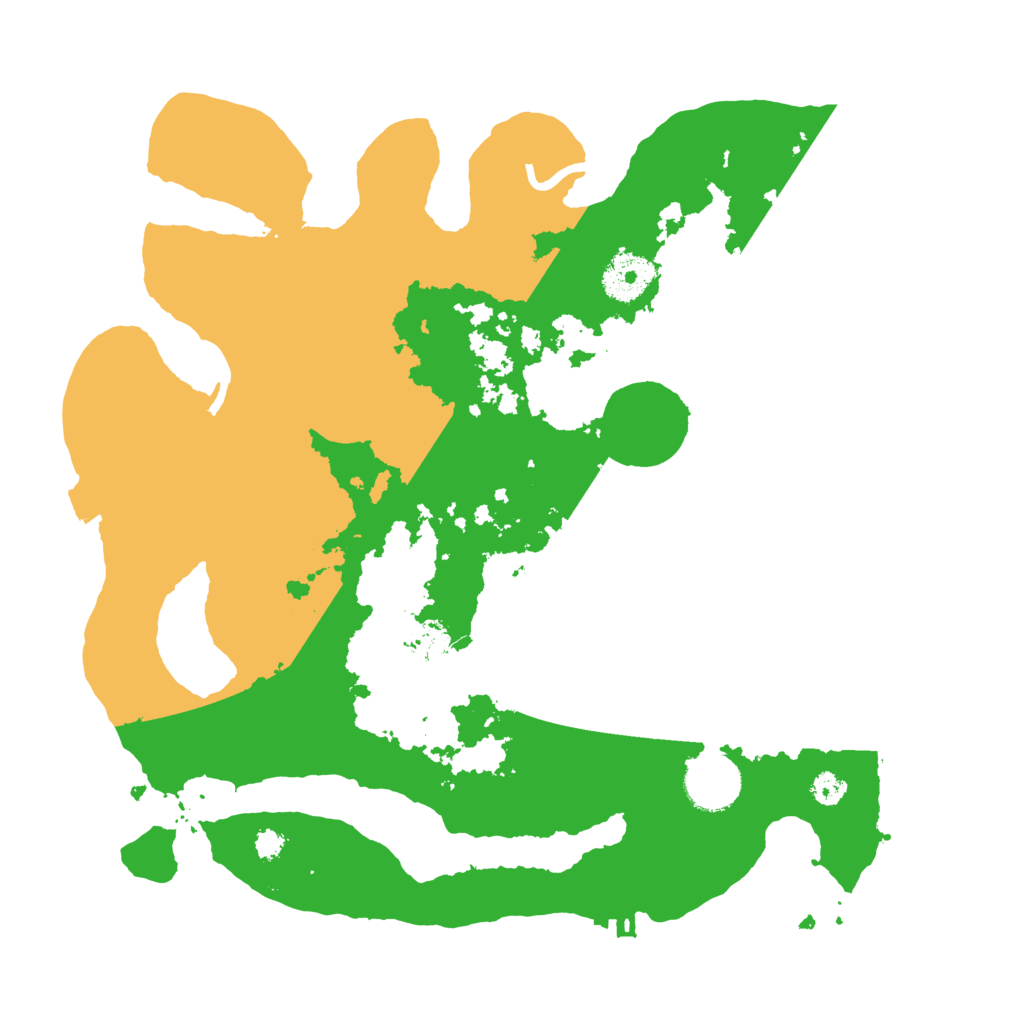 Biome Rust Map: Procedural Map, Size: 3200, Seed: 543526325