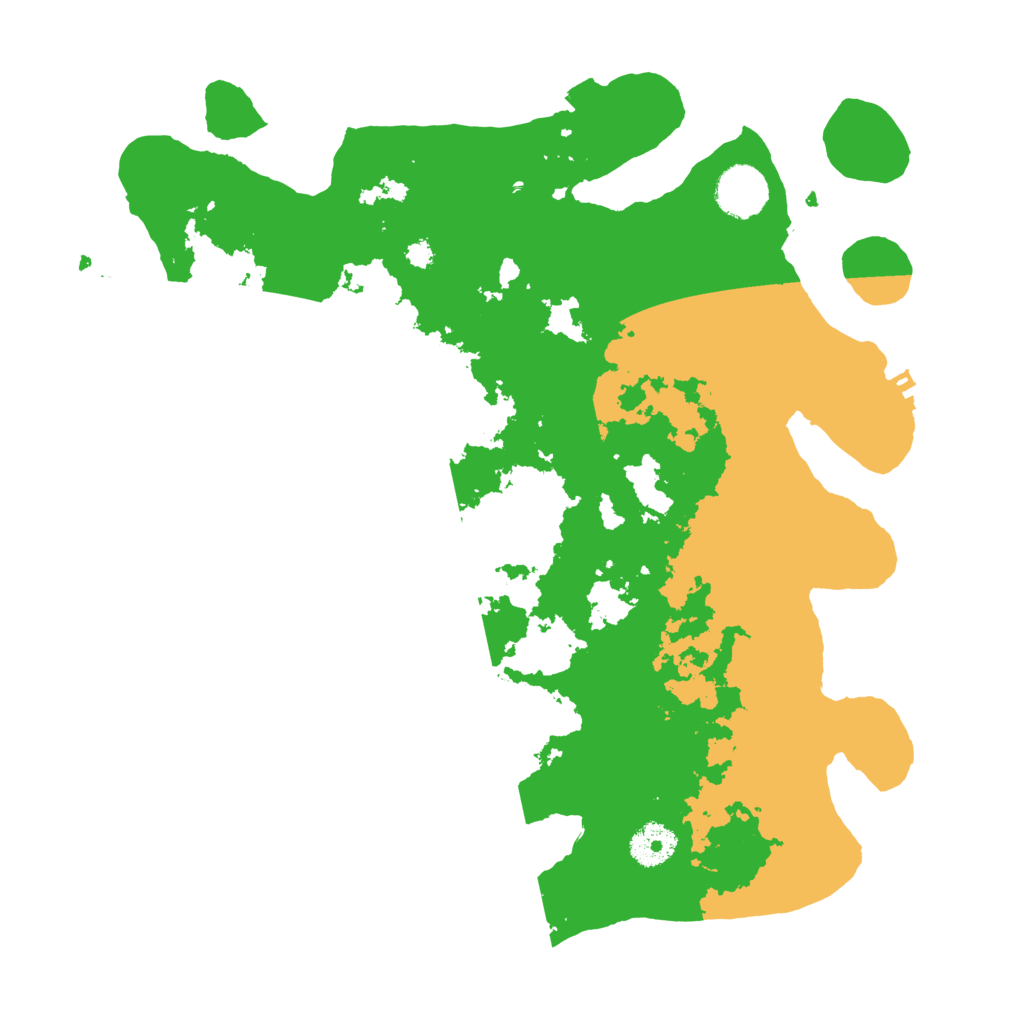 Biome Rust Map: Procedural Map, Size: 3500, Seed: 172182