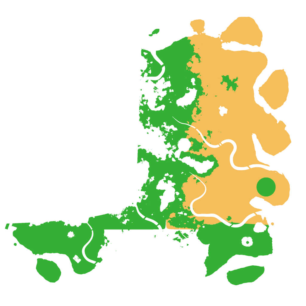 Biome Rust Map: Procedural Map, Size: 4250, Seed: 848557106