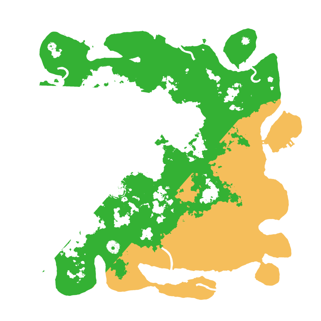 Biome Rust Map: Procedural Map, Size: 3700, Seed: 791