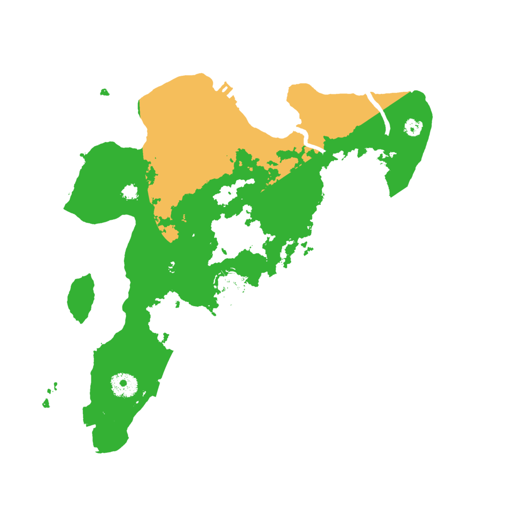 Biome Rust Map: Procedural Map, Size: 3000, Seed: 1746465658