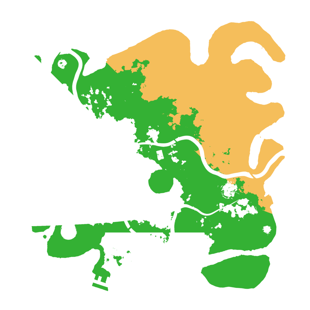 Biome Rust Map: Procedural Map, Size: 3500, Seed: 1089615734