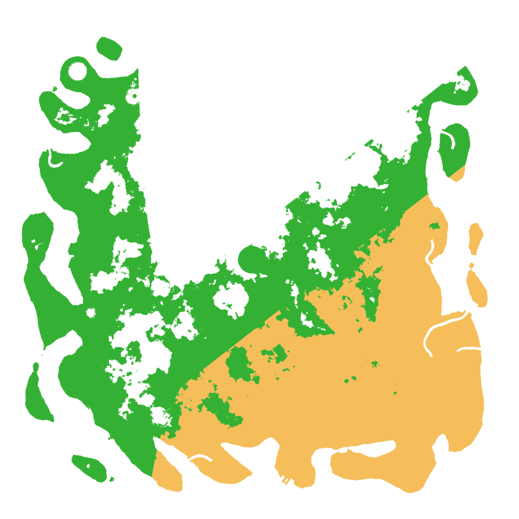 Biome Rust Map: Procedural Map, Size: 5000, Seed: 181630075