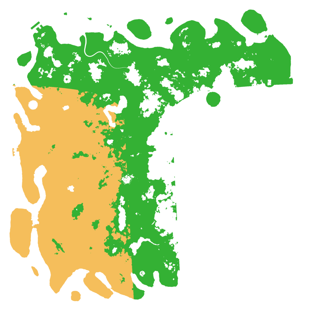 Biome Rust Map: Procedural Map, Size: 6000, Seed: 497232079