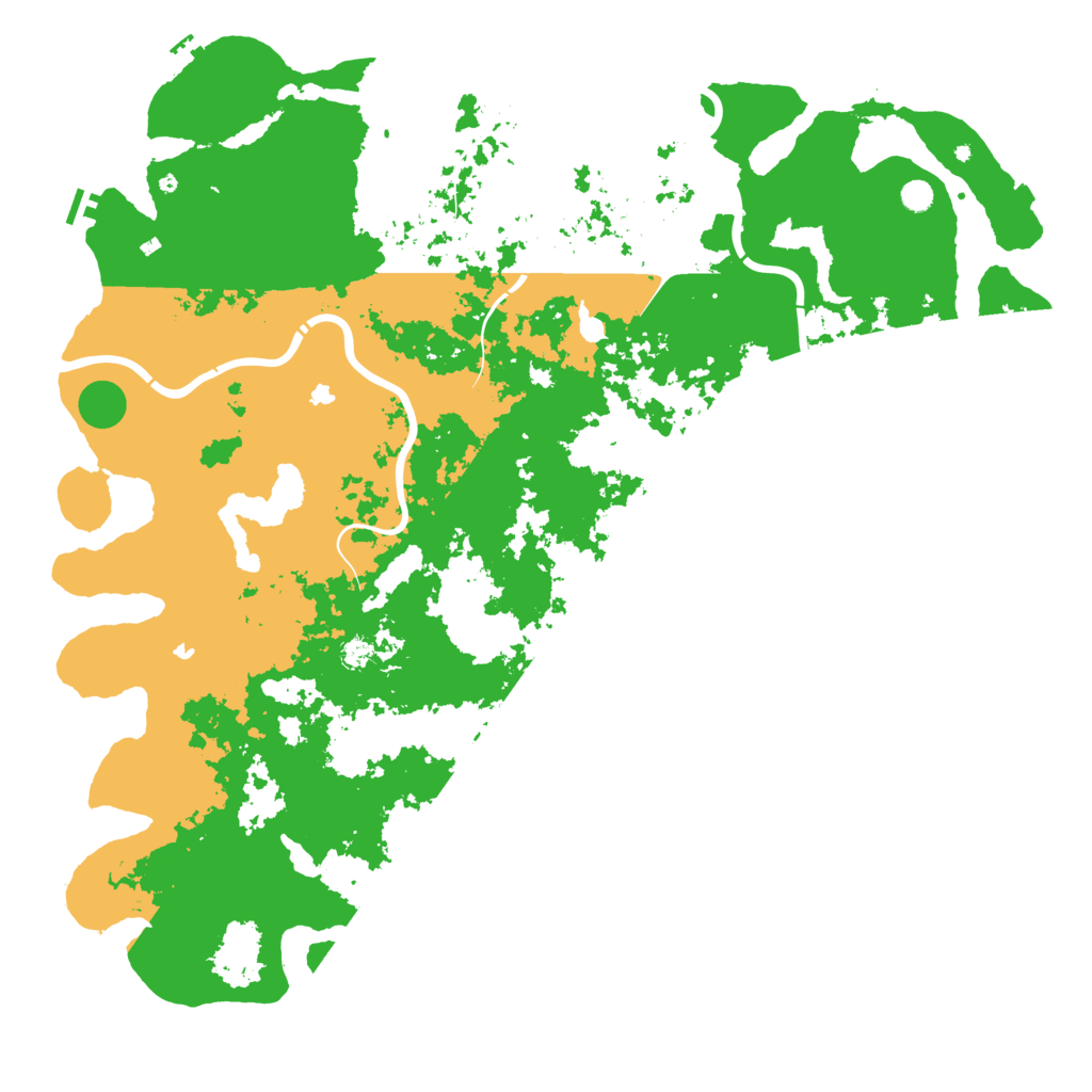 Biome Rust Map: Procedural Map, Size: 6000, Seed: 234985
