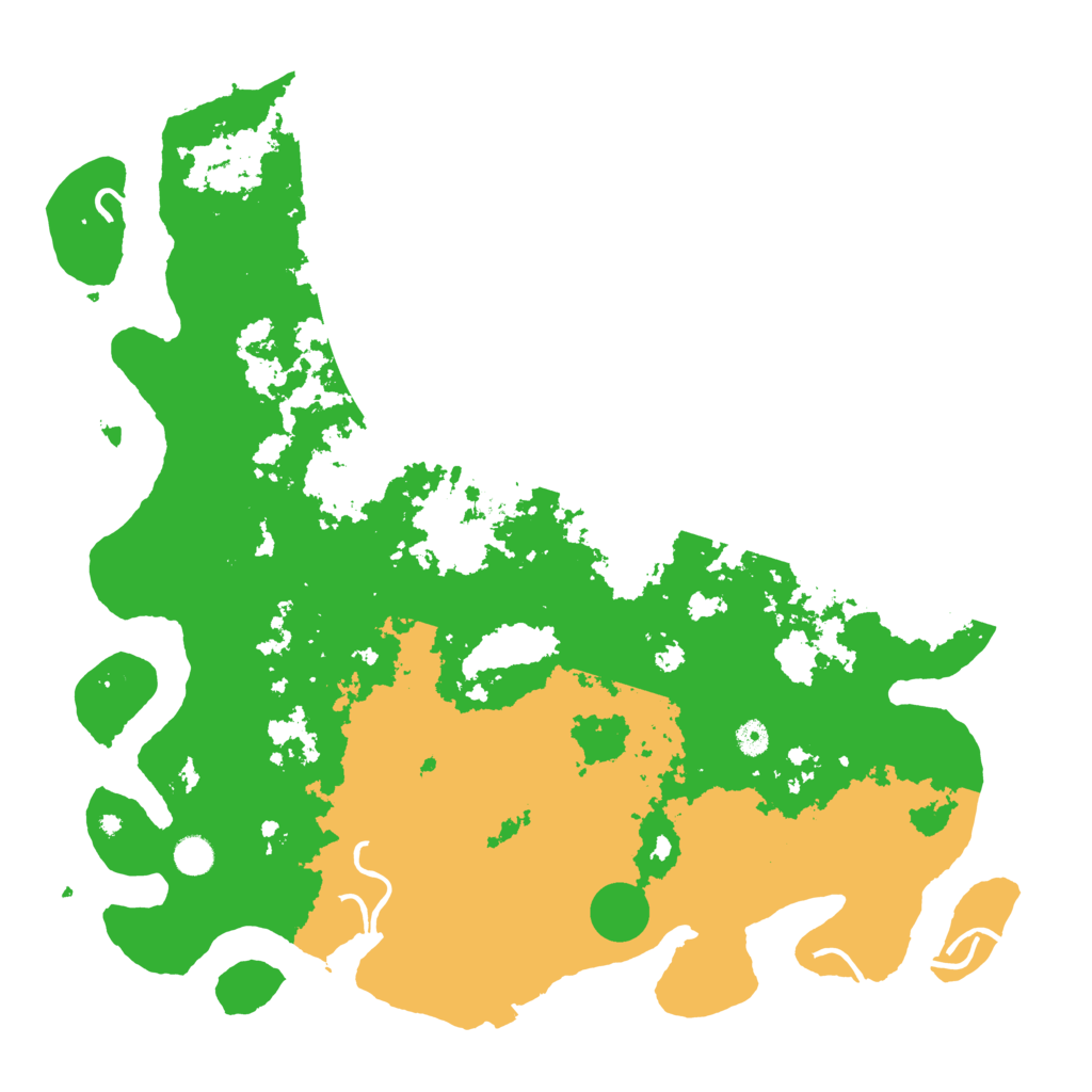 Biome Rust Map: Procedural Map, Size: 4849, Seed: 13825
