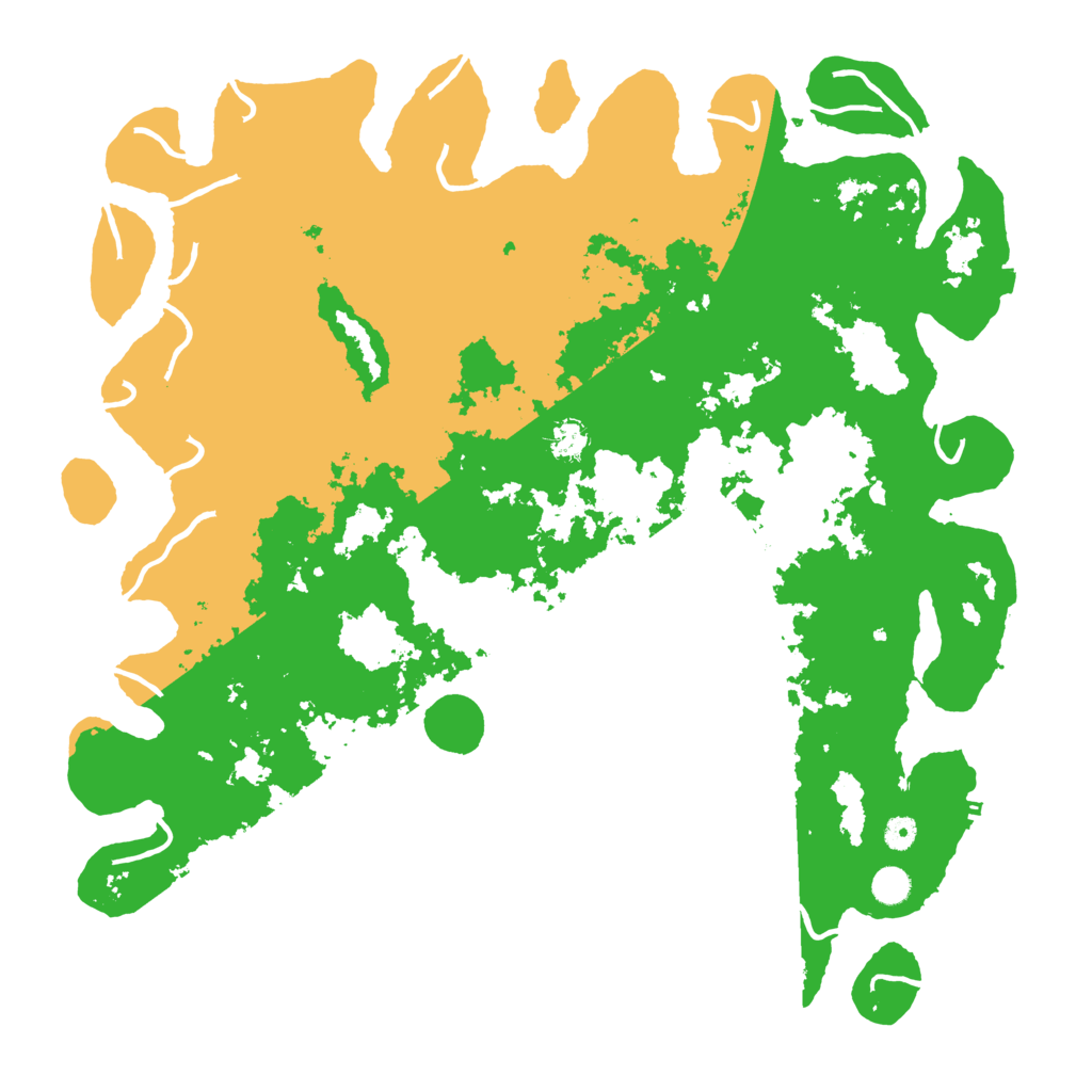 Biome Rust Map: Procedural Map, Size: 5000, Seed: 1321097535
