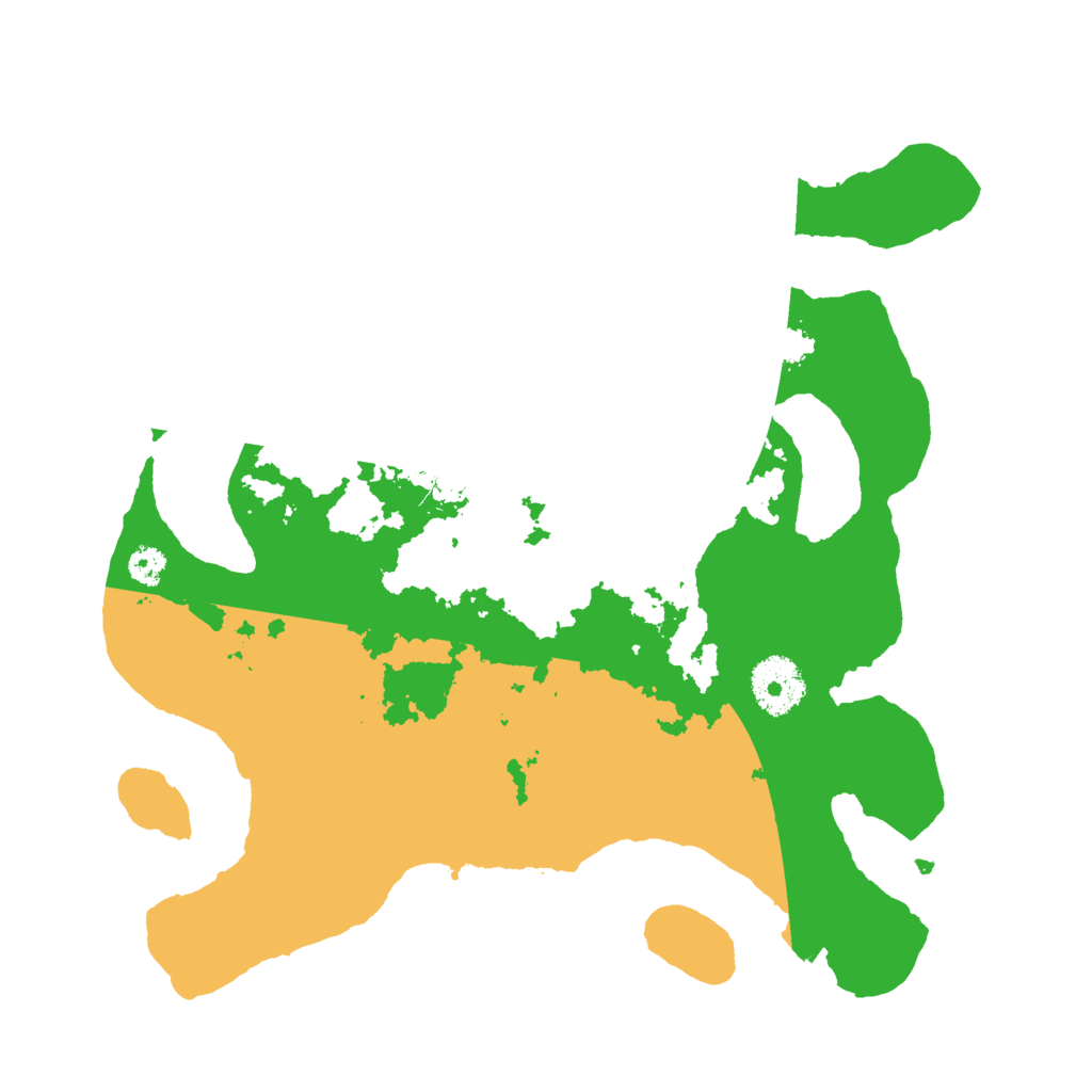 Biome Rust Map: Procedural Map, Size: 3000, Seed: 20498