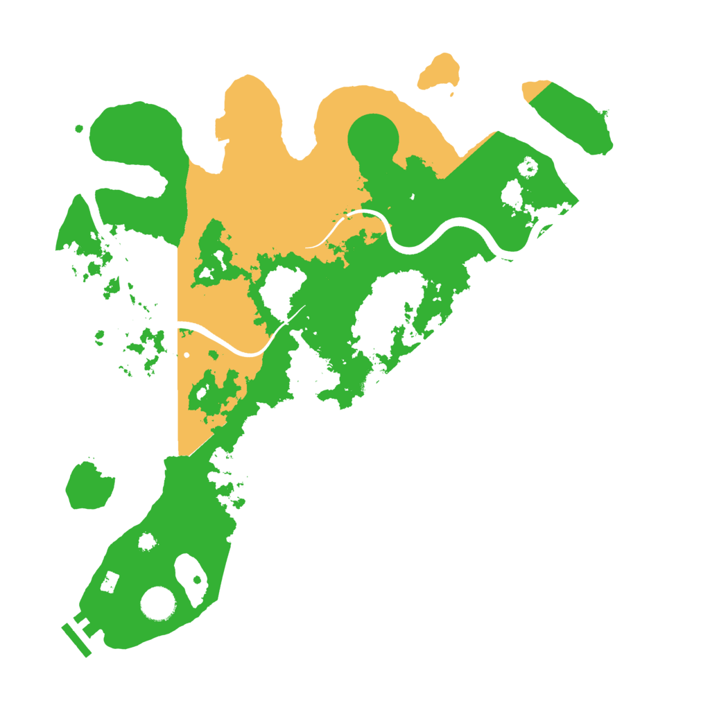 Biome Rust Map: Procedural Map, Size: 3650, Seed: 85257788