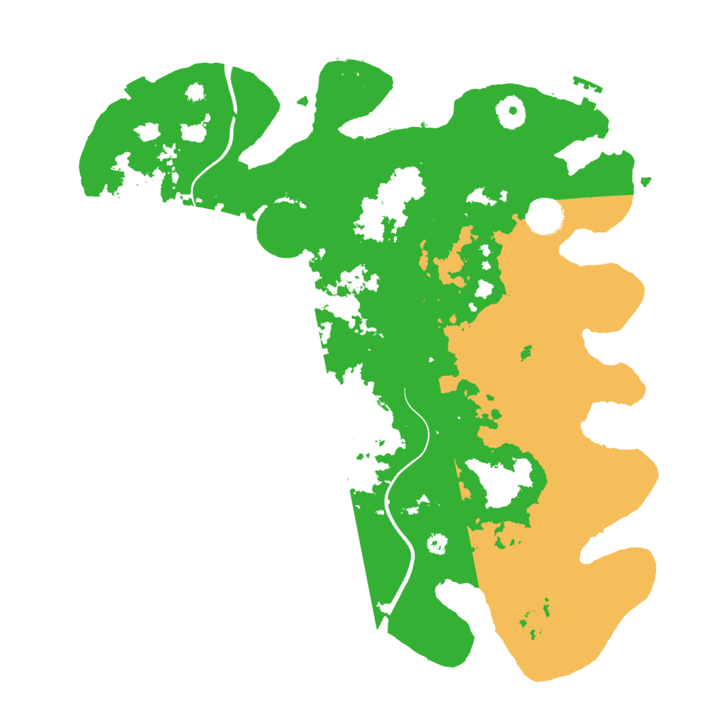 Biome Rust Map: Procedural Map, Size: 3500, Seed: 635458566