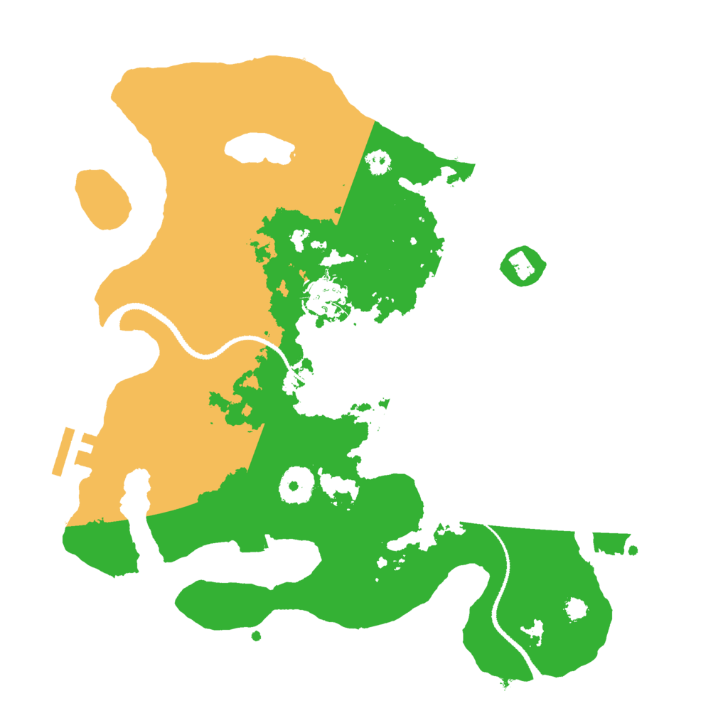 Biome Rust Map: Procedural Map, Size: 3000, Seed: 3874