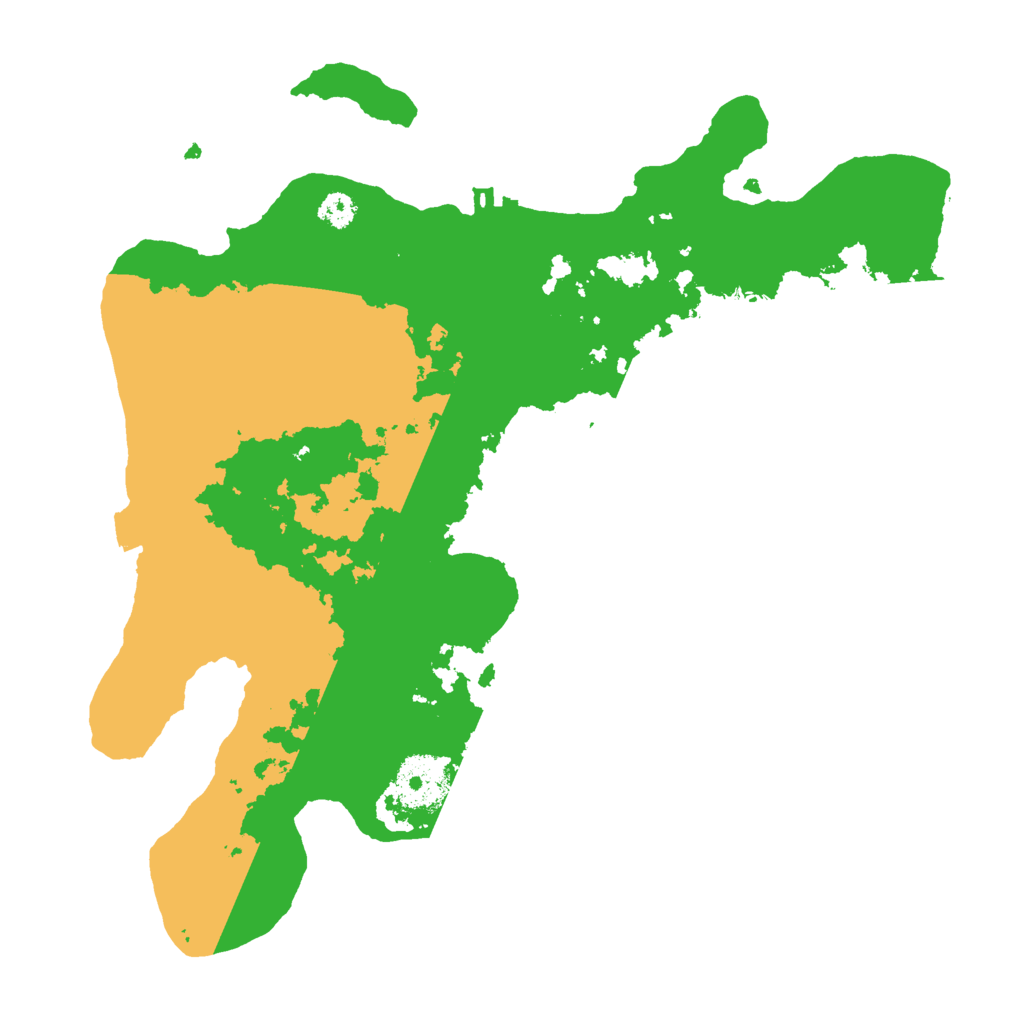 Biome Rust Map: Procedural Map, Size: 3000, Seed: 11607