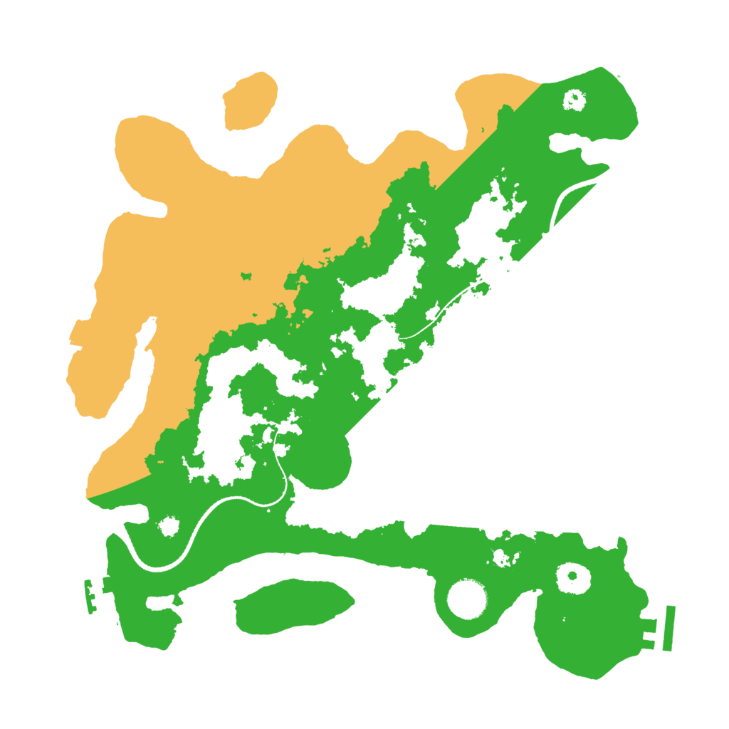 Biome Rust Map: Procedural Map, Size: 3250, Seed: 84535