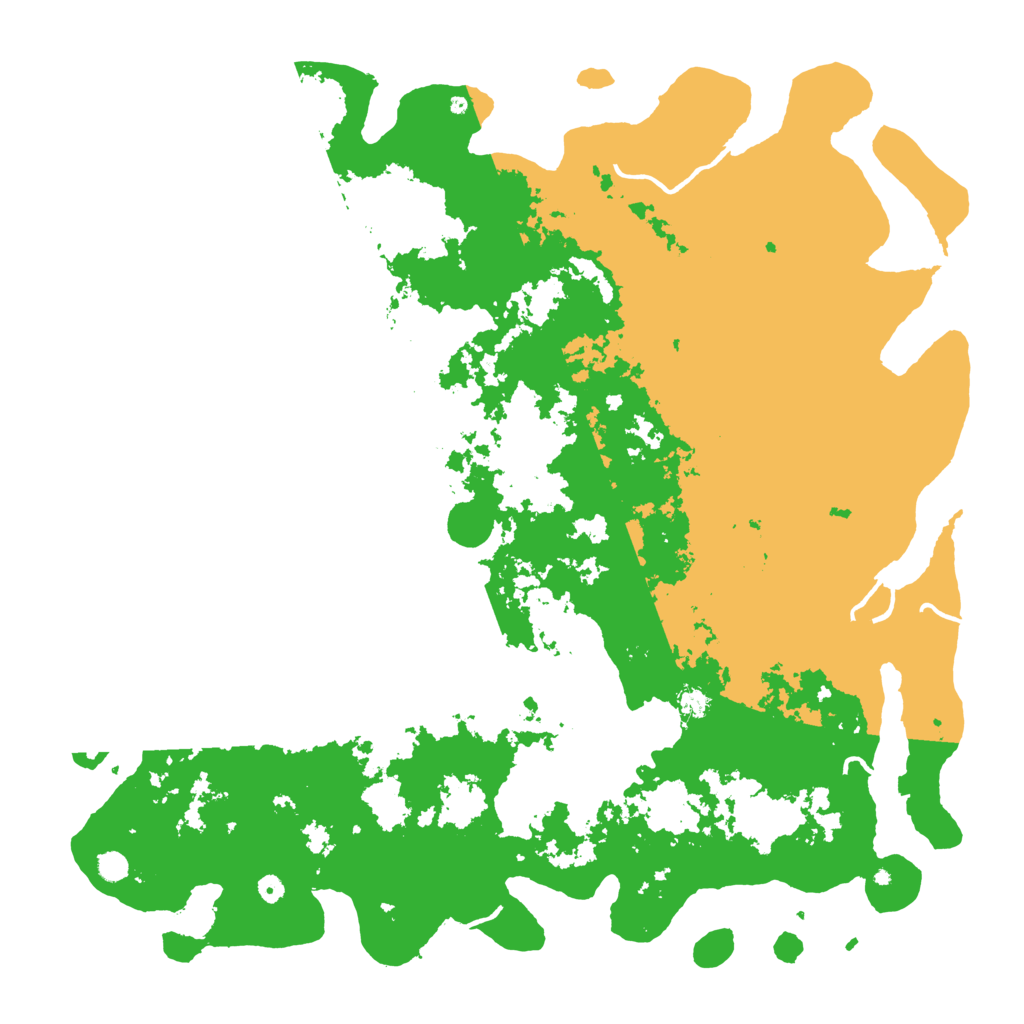Biome Rust Map: Procedural Map, Size: 6000, Seed: 2057287450