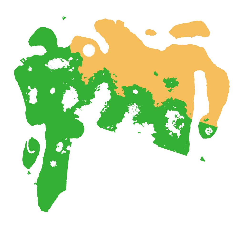 Biome Rust Map: Procedural Map, Size: 3500, Seed: 2086901661