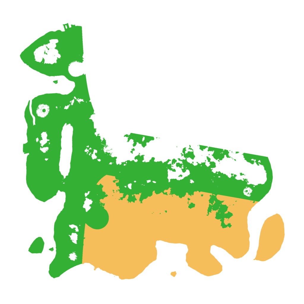 Biome Rust Map: Procedural Map, Size: 3500, Seed: 914328031