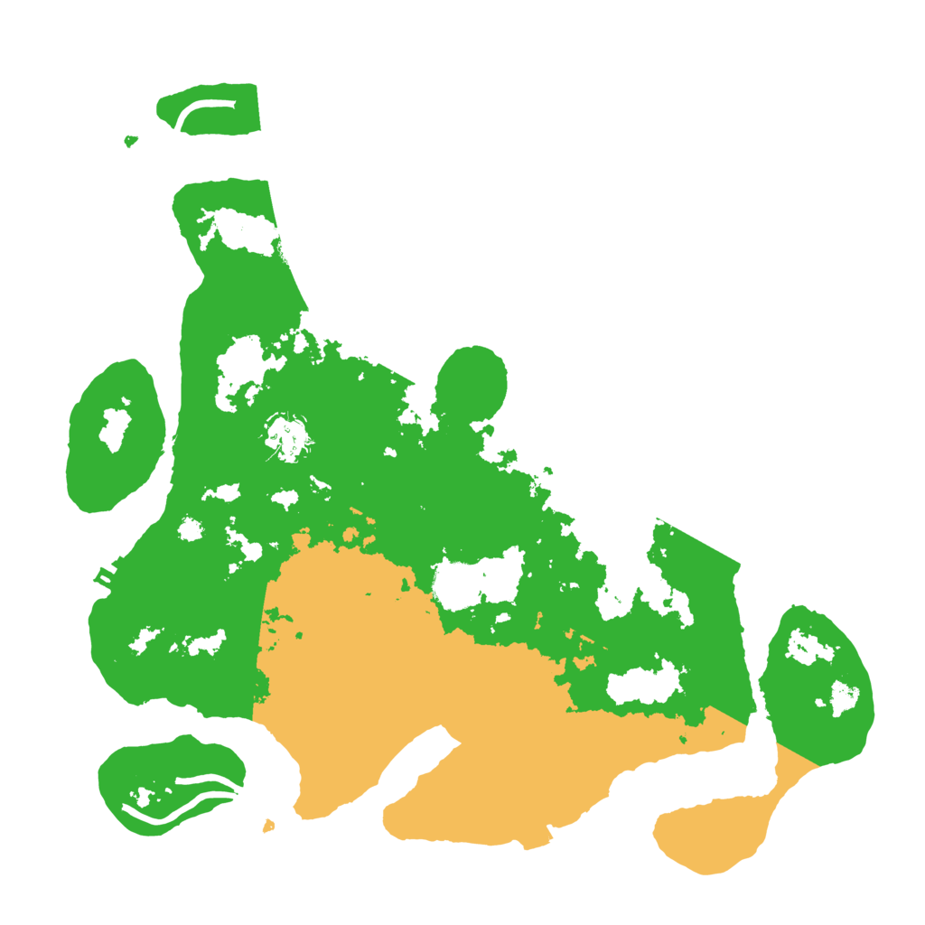 Biome Rust Map: Procedural Map, Size: 3500, Seed: 7666435