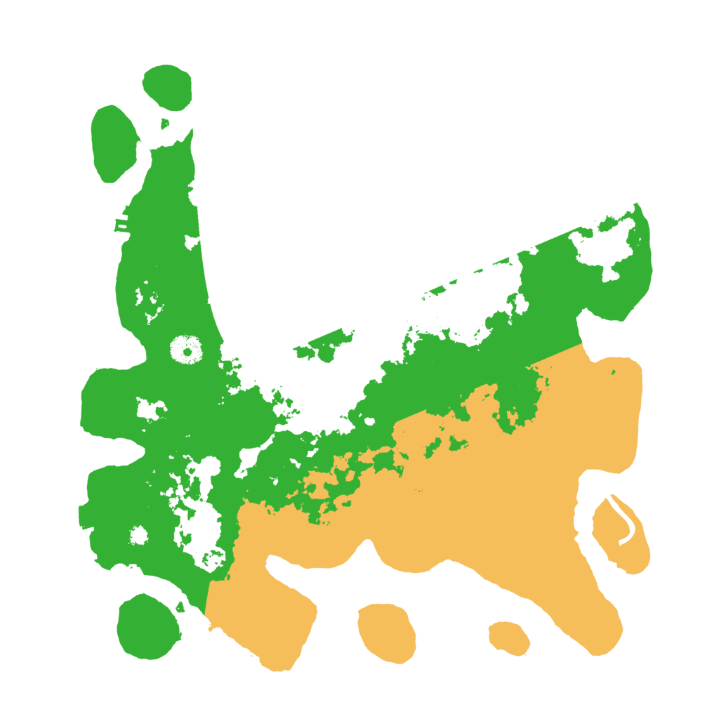 Biome Rust Map: Procedural Map, Size: 3500, Seed: 834521366