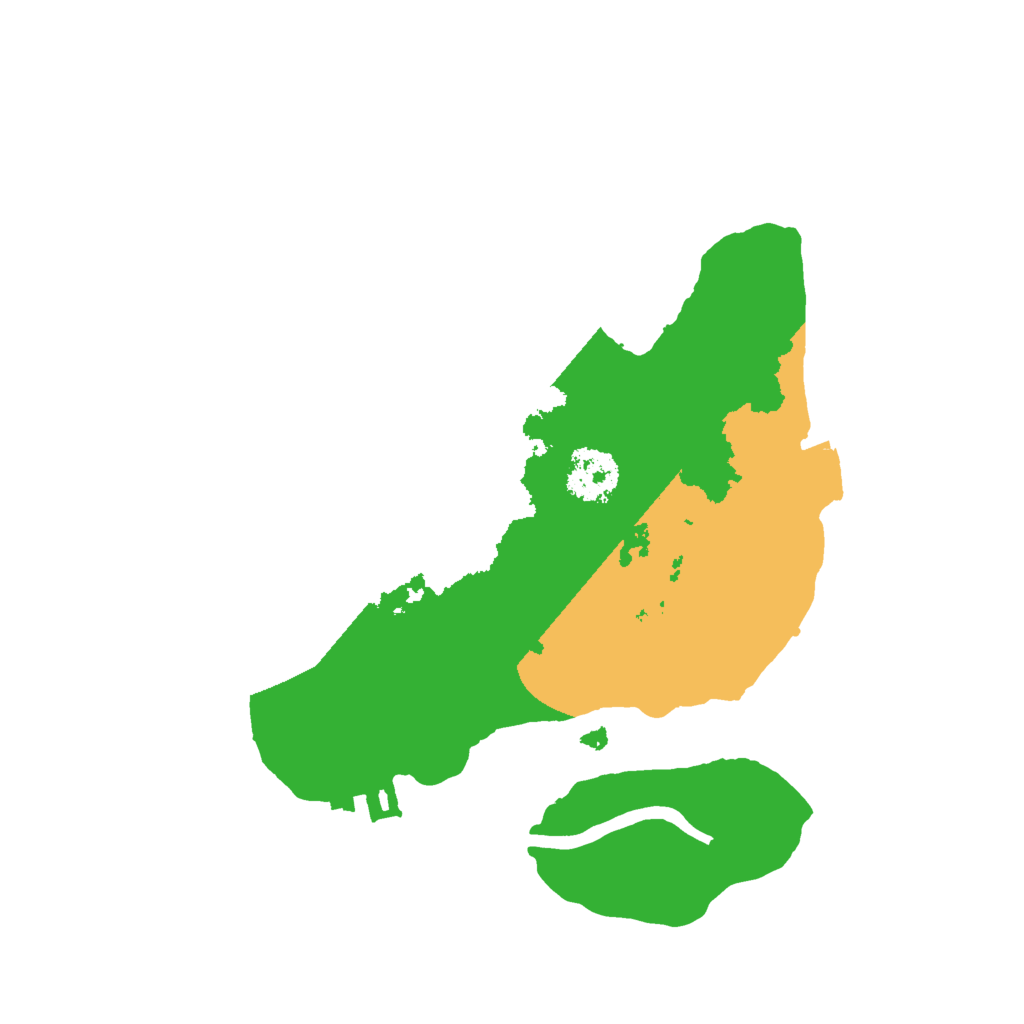 Biome Rust Map: Procedural Map, Size: 2000, Seed: 259053418