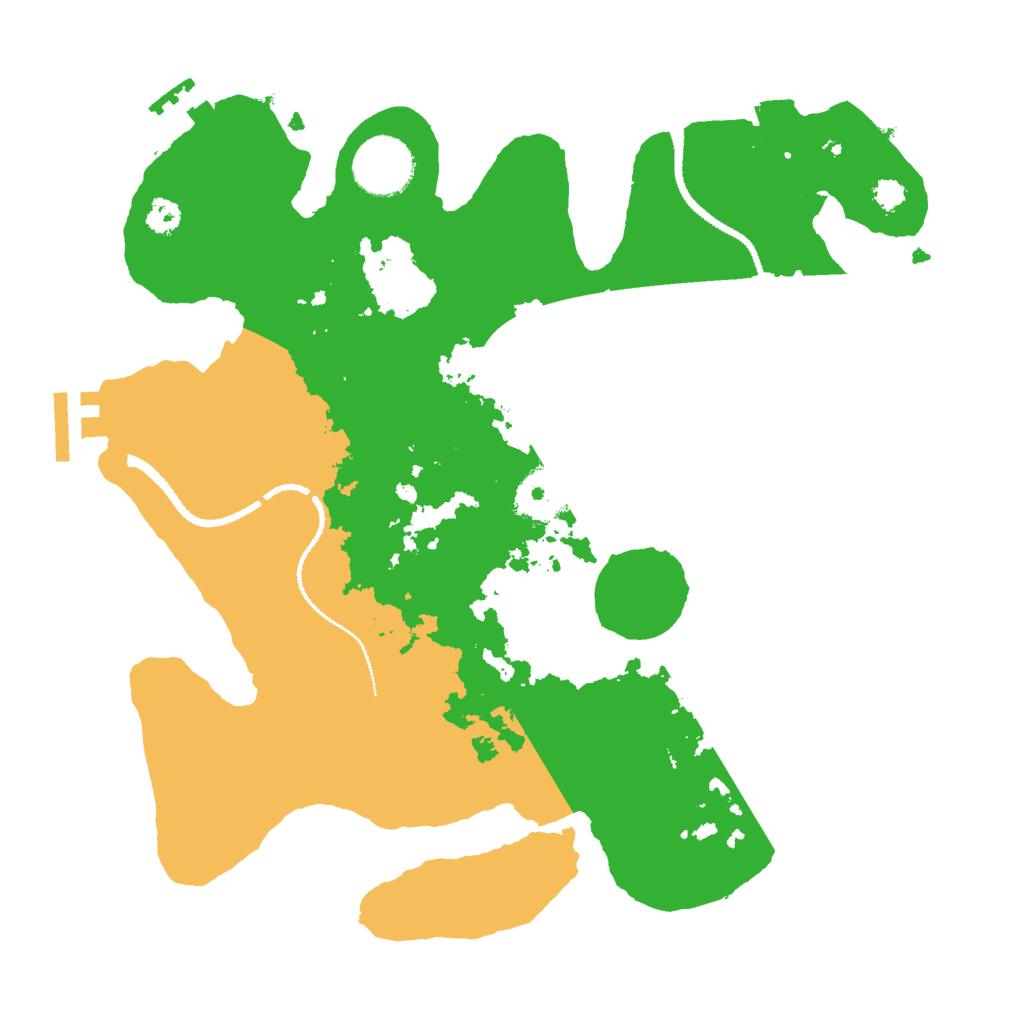 Biome Rust Map: Procedural Map, Size: 3000, Seed: 748293959
