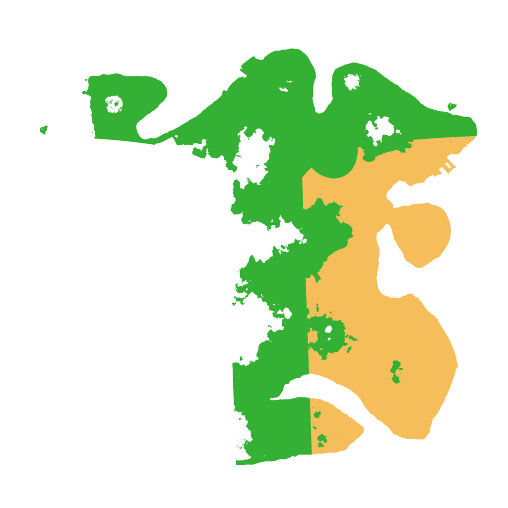 Biome Rust Map: Procedural Map, Size: 3000, Seed: 46948