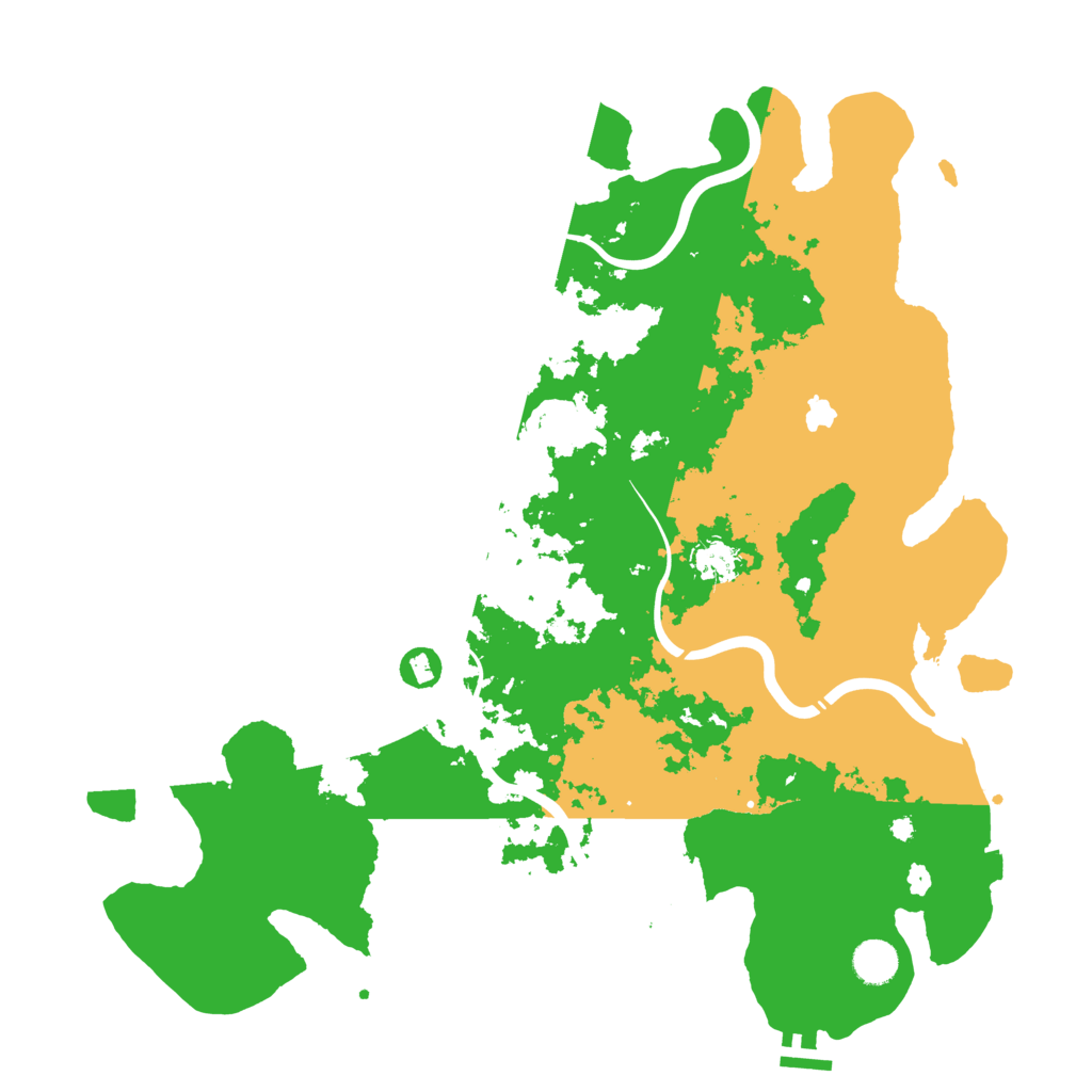 Biome Rust Map: Procedural Map, Size: 4250, Seed: 183370127