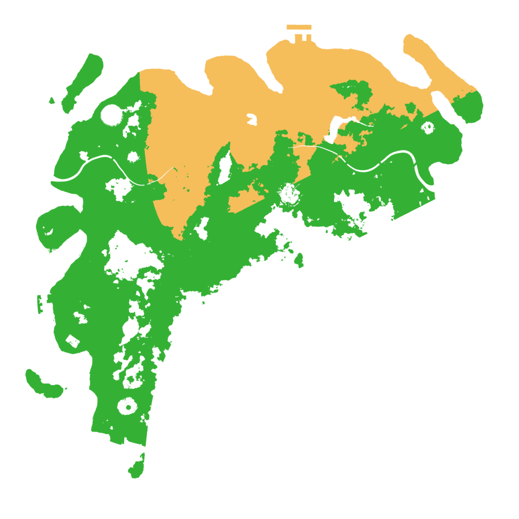 Biome Rust Map: Procedural Map, Size: 4250, Seed: 1670198275