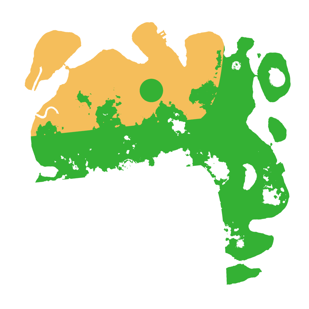 Biome Rust Map: Procedural Map, Size: 3500, Seed: 78325809