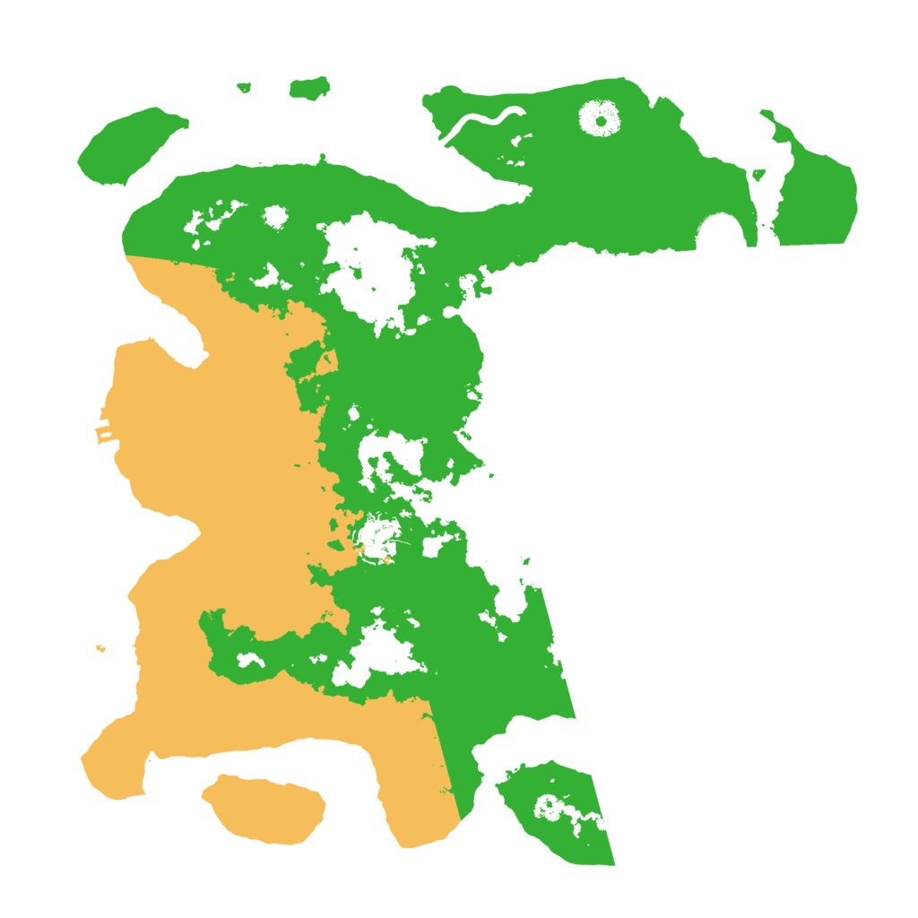 Biome Rust Map: Procedural Map, Size: 3500, Seed: 1392220498