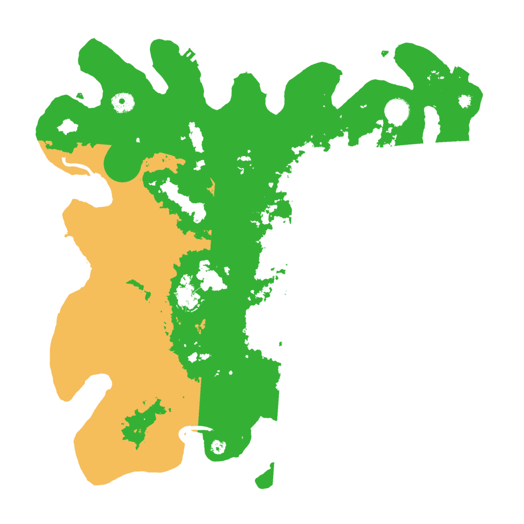 Biome Rust Map: Procedural Map, Size: 3700, Seed: 982111357
