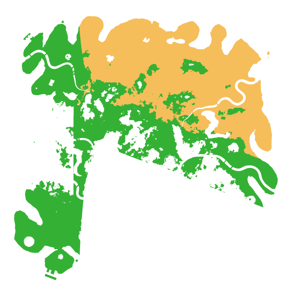 Biome Rust Map: Procedural Map, Size: 5000, Seed: 1798705098