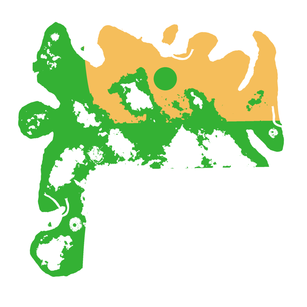 Biome Rust Map: Procedural Map, Size: 3500, Seed: 118463797