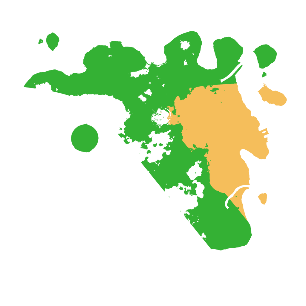 Biome Rust Map: Procedural Map, Size: 3000, Seed: 55797