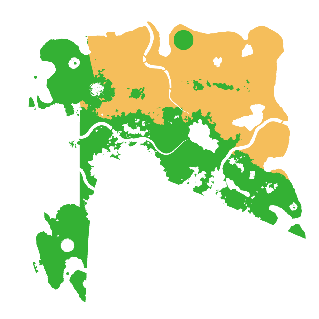 Biome Rust Map: Procedural Map, Size: 4250, Seed: 380535182