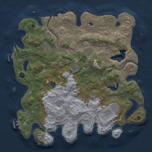 Thumbnail Rust Map: Procedural Map, Size: 4250, Seed: 380535182, 16 Monuments