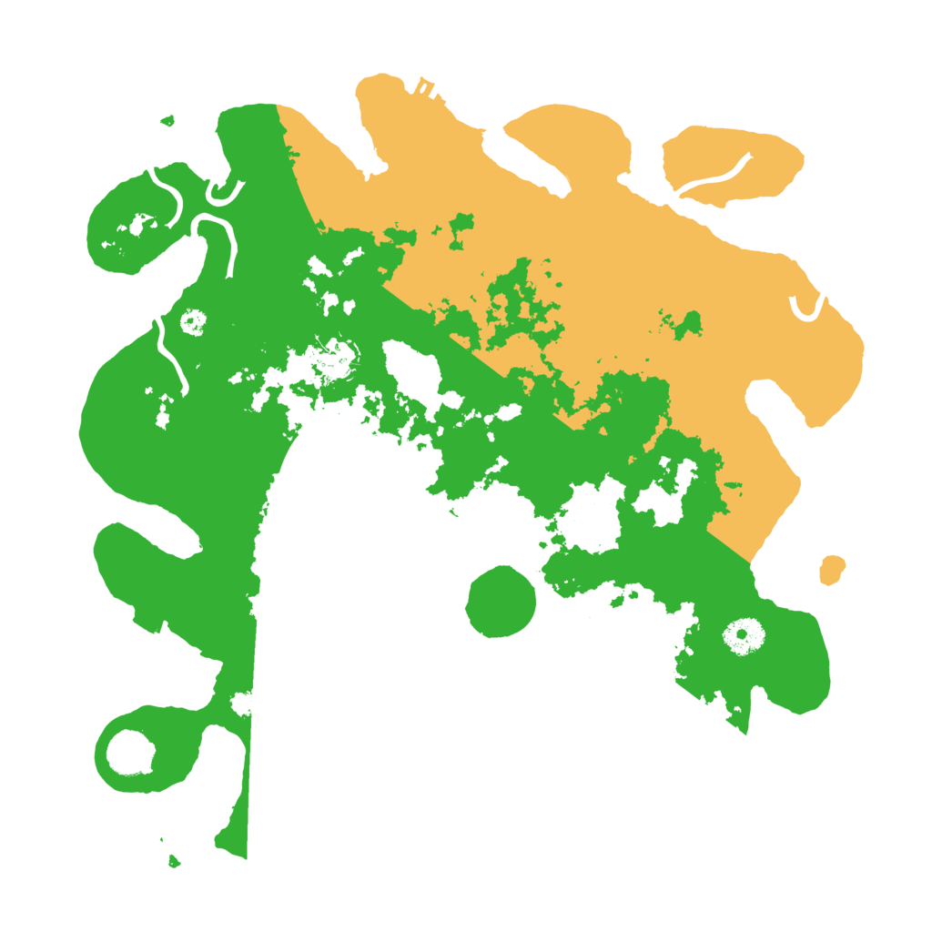 Biome Rust Map: Procedural Map, Size: 3650, Seed: 23417453