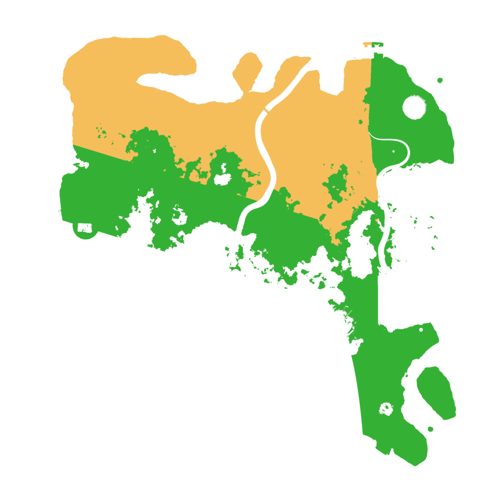 Biome Rust Map: Procedural Map, Size: 3800, Seed: 859602076