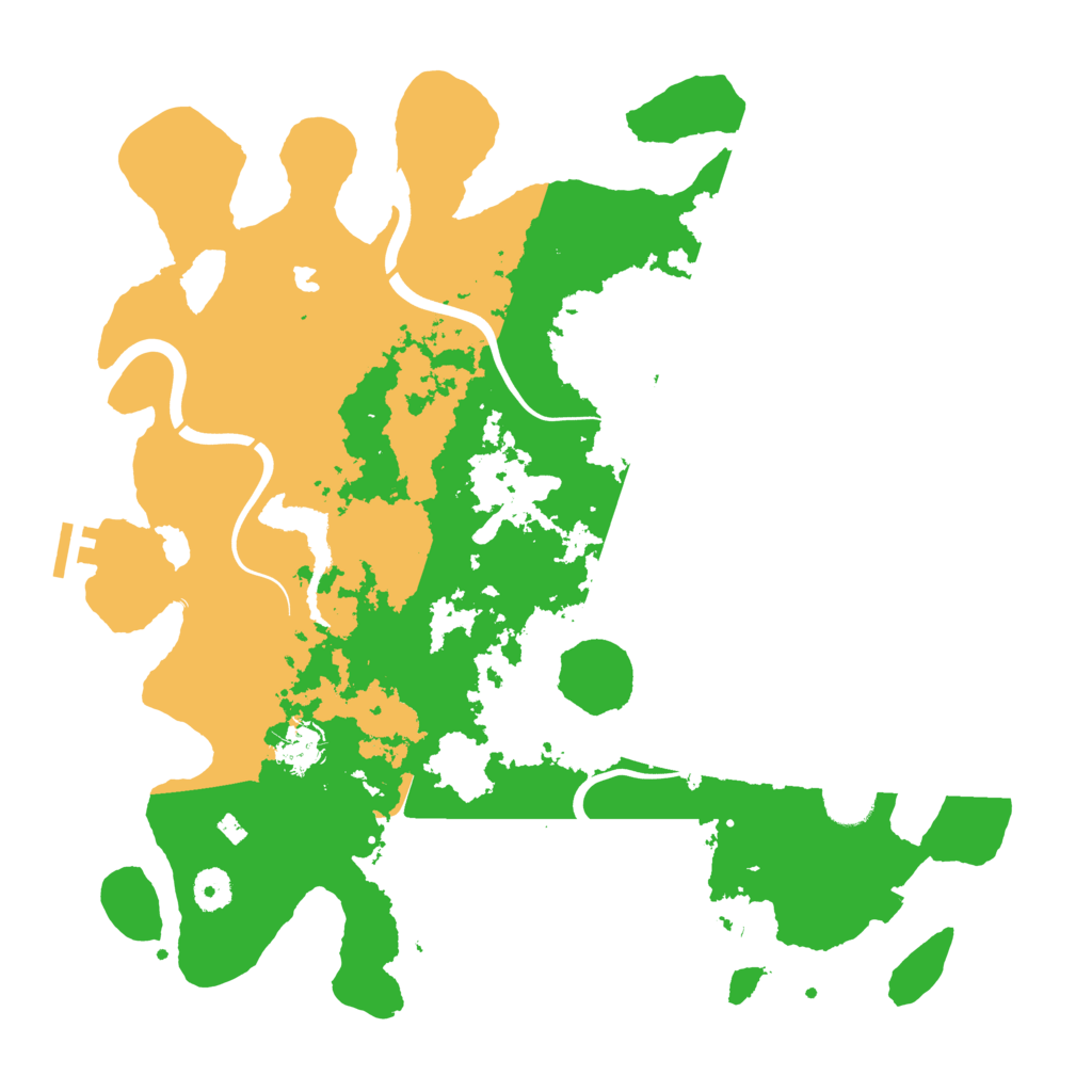 Biome Rust Map: Procedural Map, Size: 4000, Seed: 27379