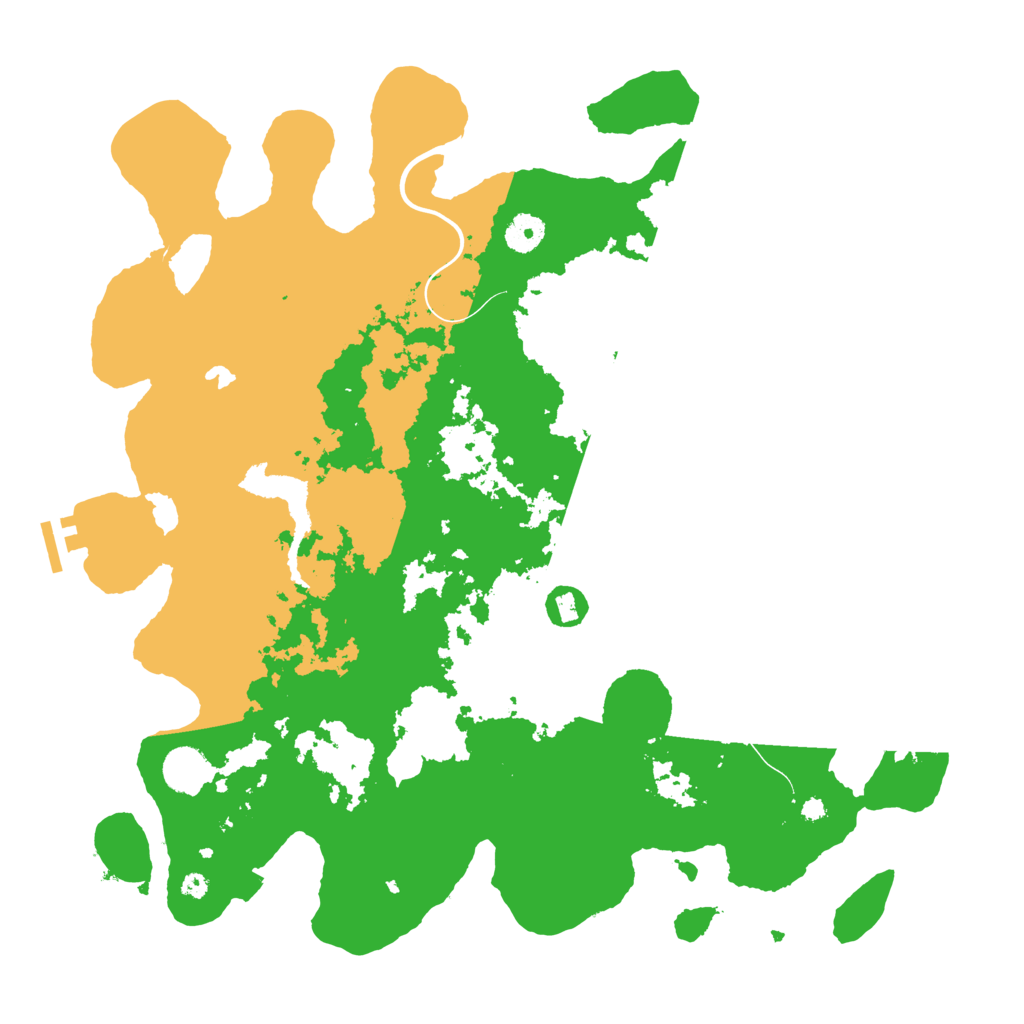 Biome Rust Map: Procedural Map, Size: 4000, Seed: 27379