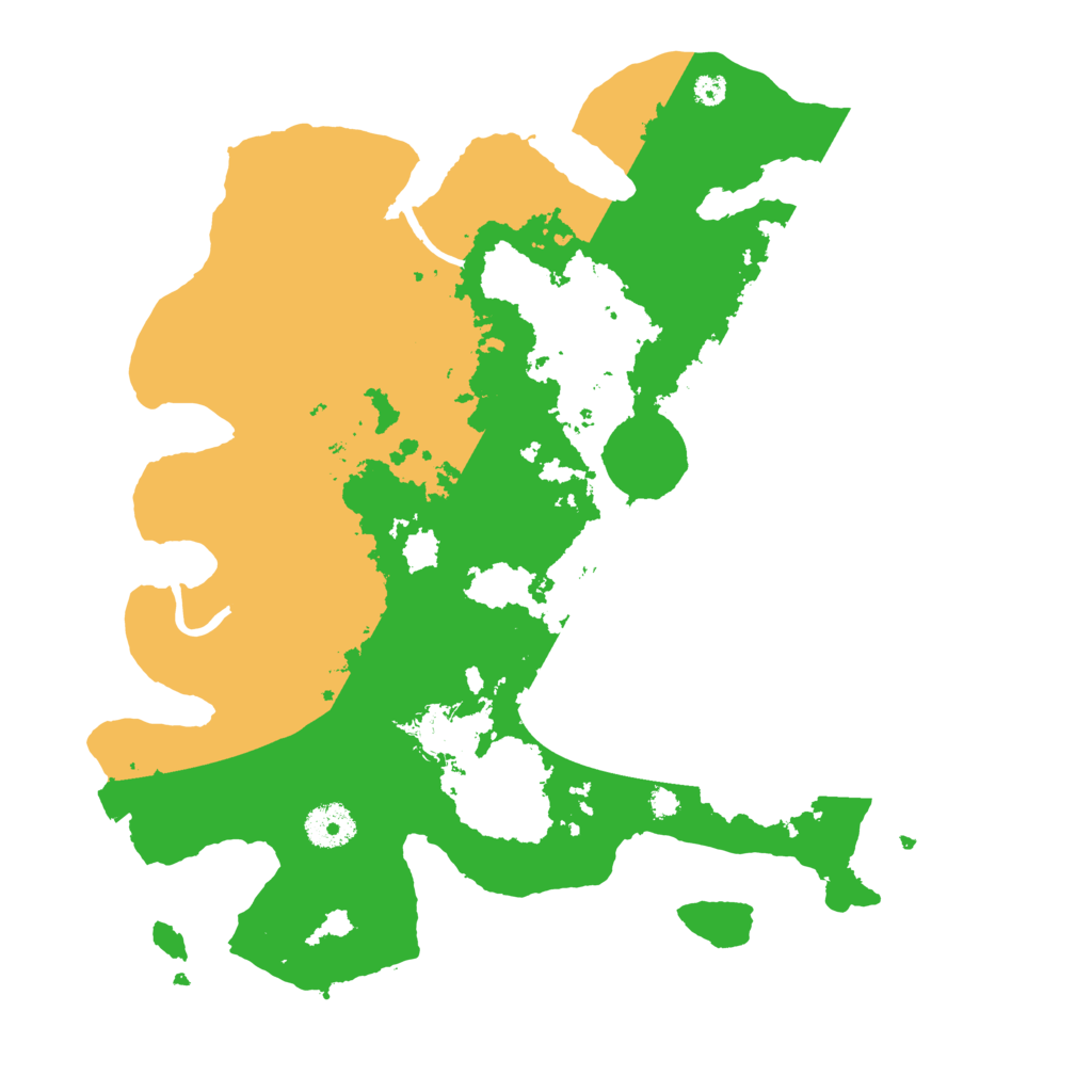 Biome Rust Map: Procedural Map, Size: 3500, Seed: 1863726866