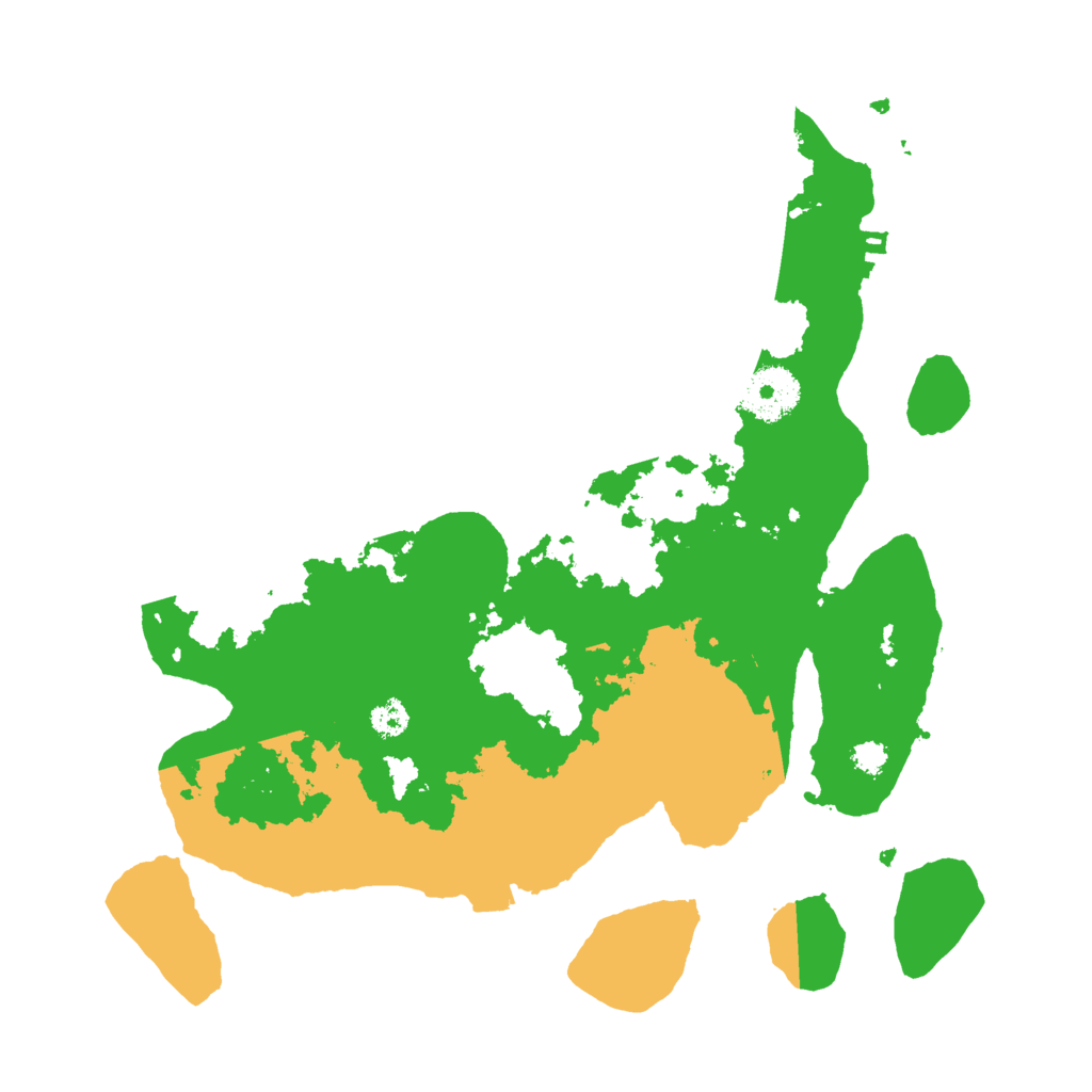 Biome Rust Map: Procedural Map, Size: 3000, Seed: 1639185836