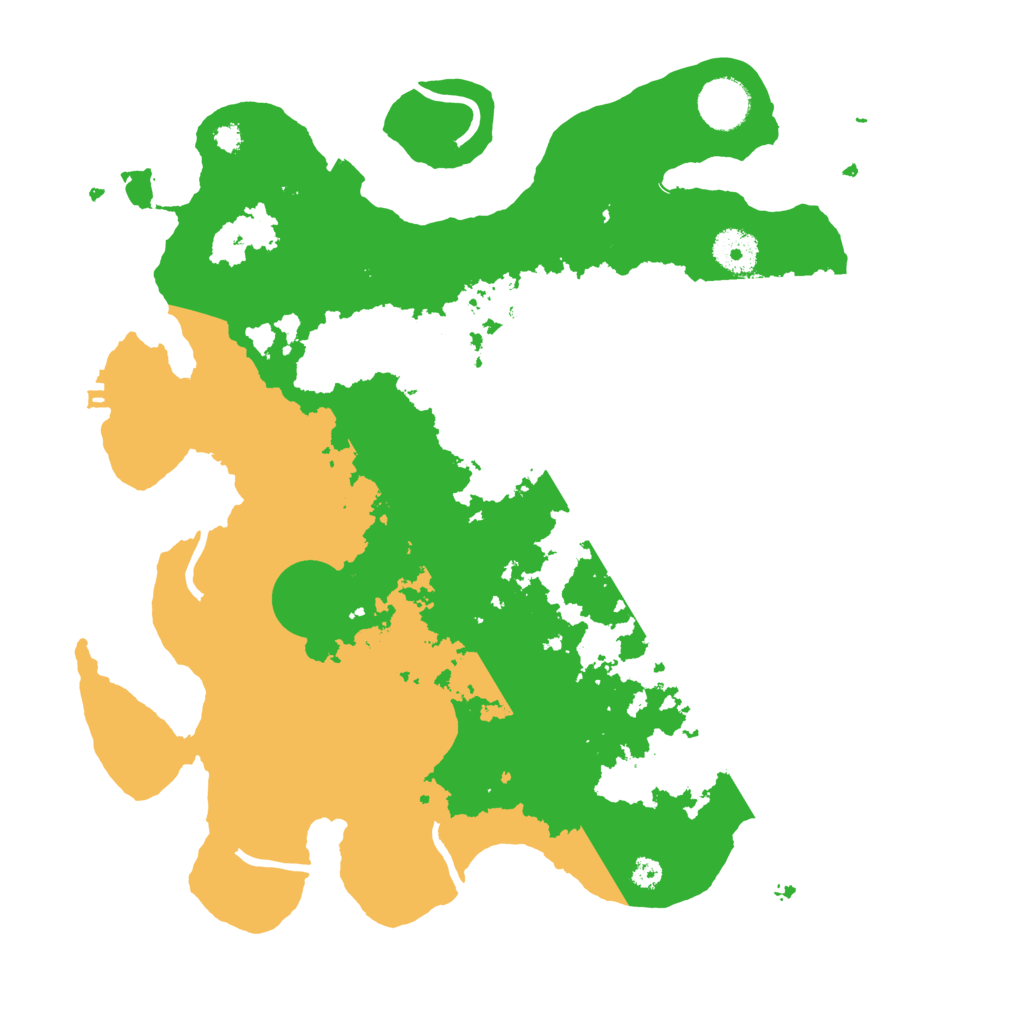 Biome Rust Map: Procedural Map, Size: 3500, Seed: 385325362