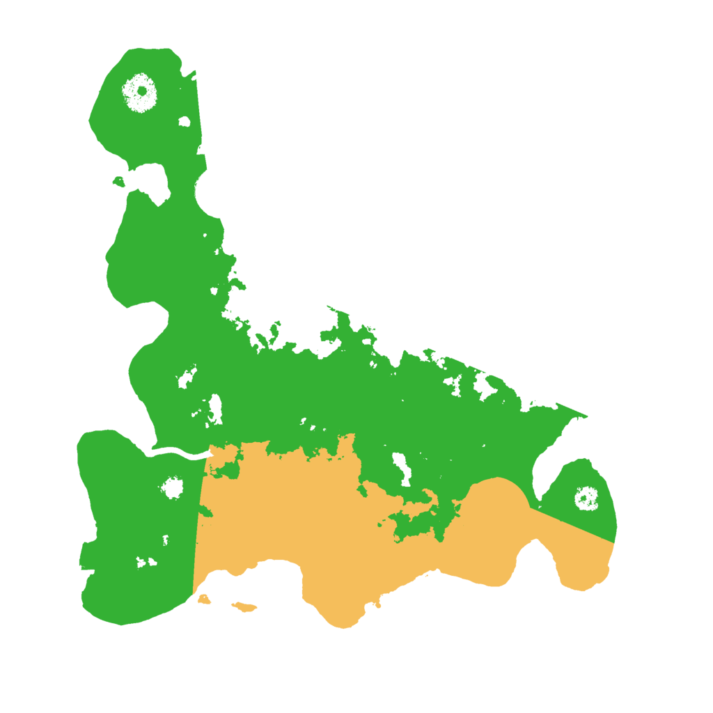 Biome Rust Map: Procedural Map, Size: 3000, Seed: 25522