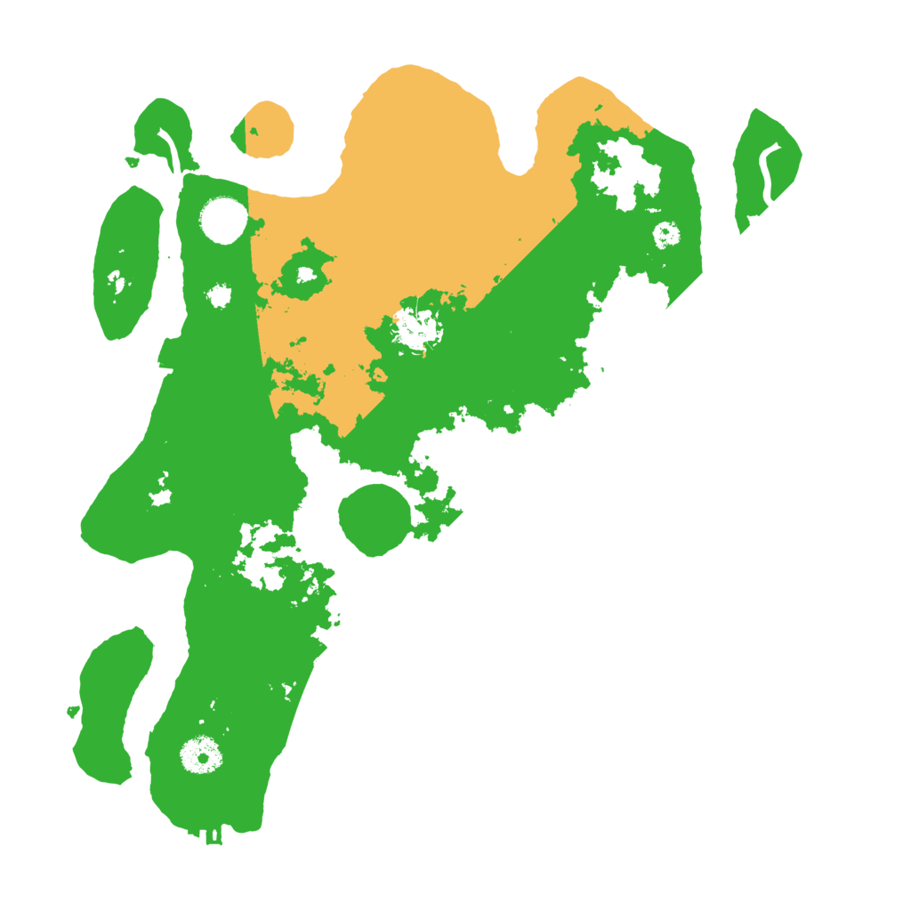 Biome Rust Map: Procedural Map, Size: 3500, Seed: 499379187