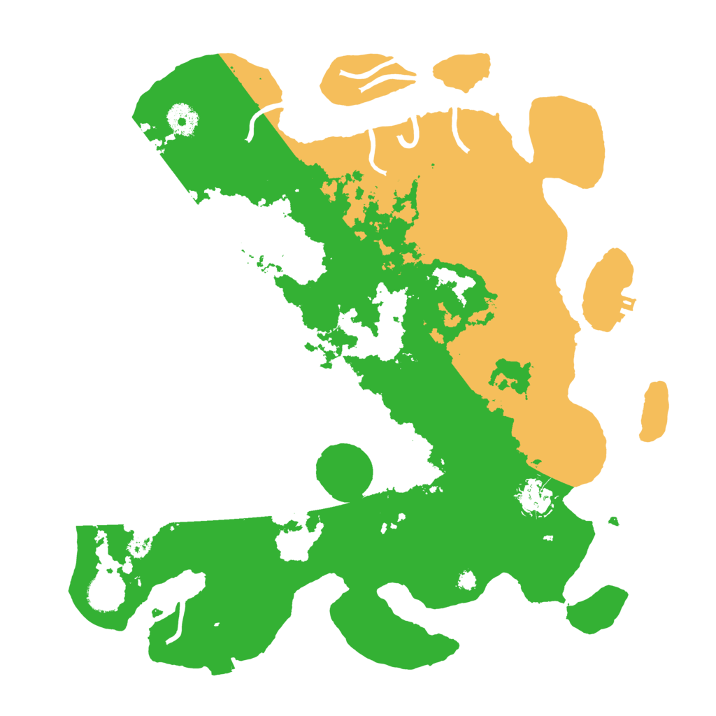 Biome Rust Map: Procedural Map, Size: 3500, Seed: 1363139279